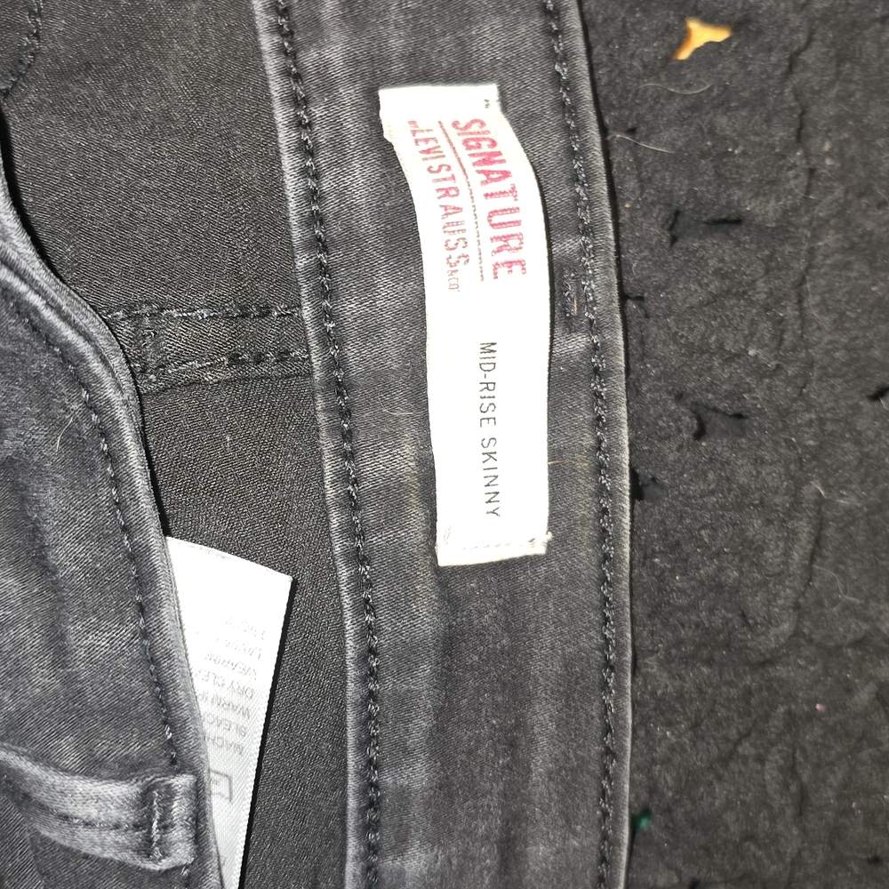 Signature Black Denim Jeans